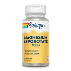 Магний Аспартат 400 мг Solaray Magnesium Asporotate 400 mg, 60 капсул