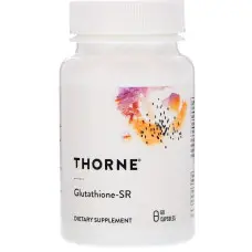 Глутатіон-SR, Glutathione, Thorne, 60 капсул (175 мг на капсулу)